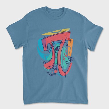 Tricou Barbati (Unisex), Cubist Pi