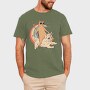 Cat Riding Dog Unicorn, Tricou Barbati (Unisex)