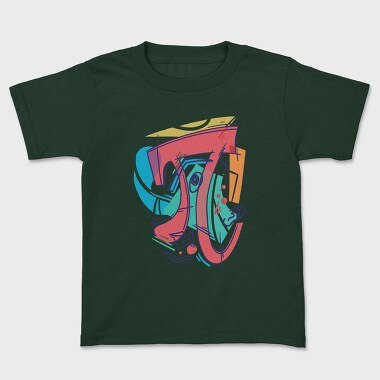 Tricou Copii, Cubist Pi