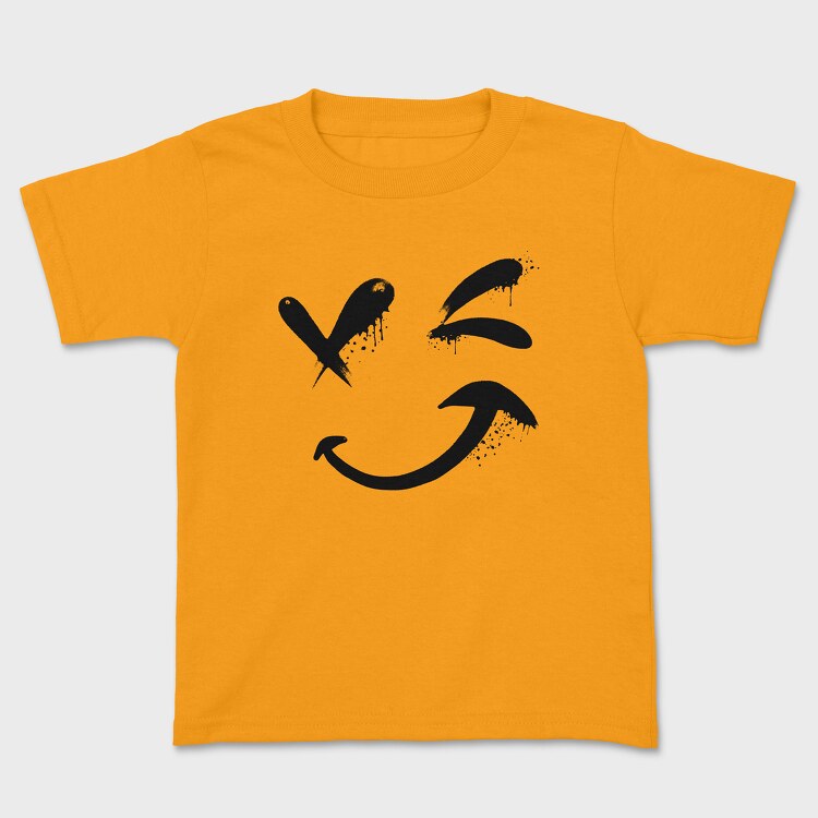 Emoji Happy Face, Tricou Copii