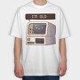 Vintage Tech Nostalgia, Tricou Oversize Barbati (Unisex)