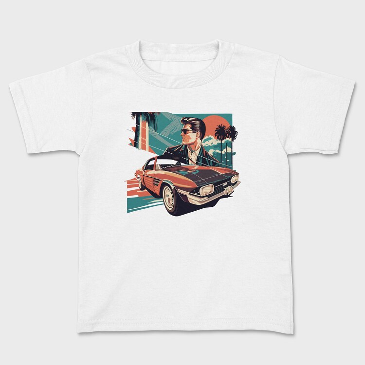 Tricou Copii, Auto Classic Luxury Landscape Palms