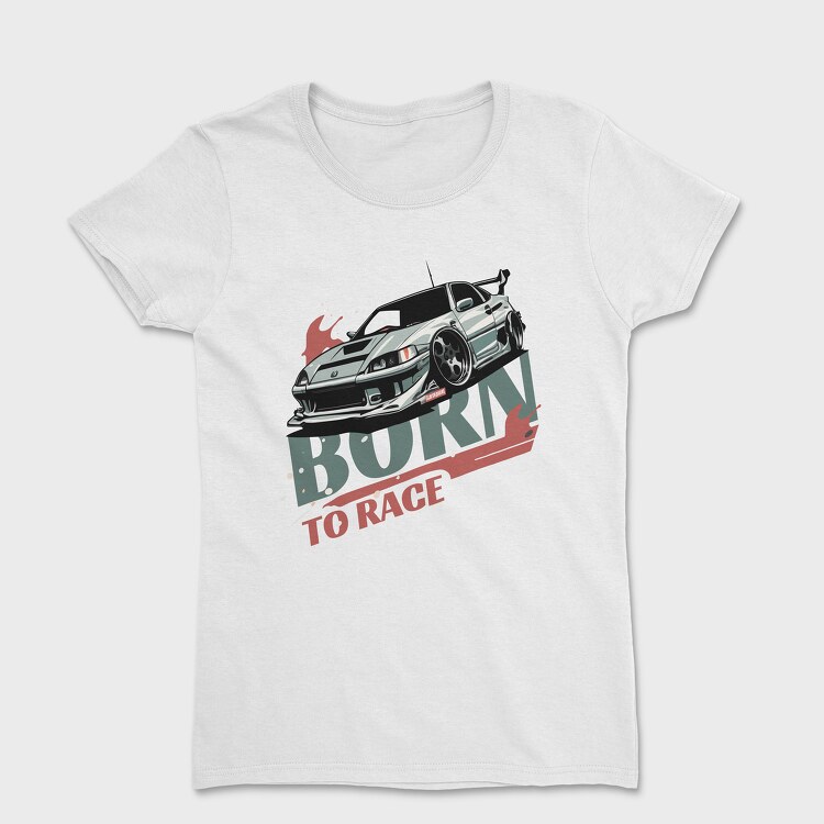 Car Jdm Japan Green Race, Tricou Femei