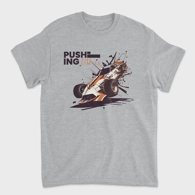 Car Racing Crashed, Tricou Barbati (Unisex)