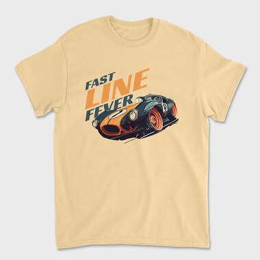 Classic Racing Car Fast Line Fever, Tricou Barbati (Unisex)