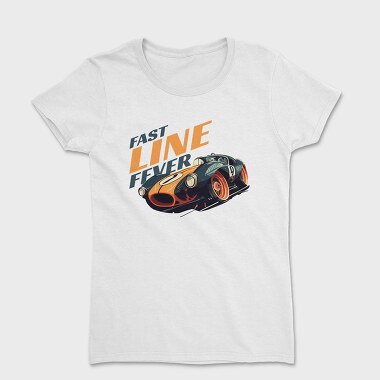 Classic Racing Car Fast Line Fever, Tricou Femei