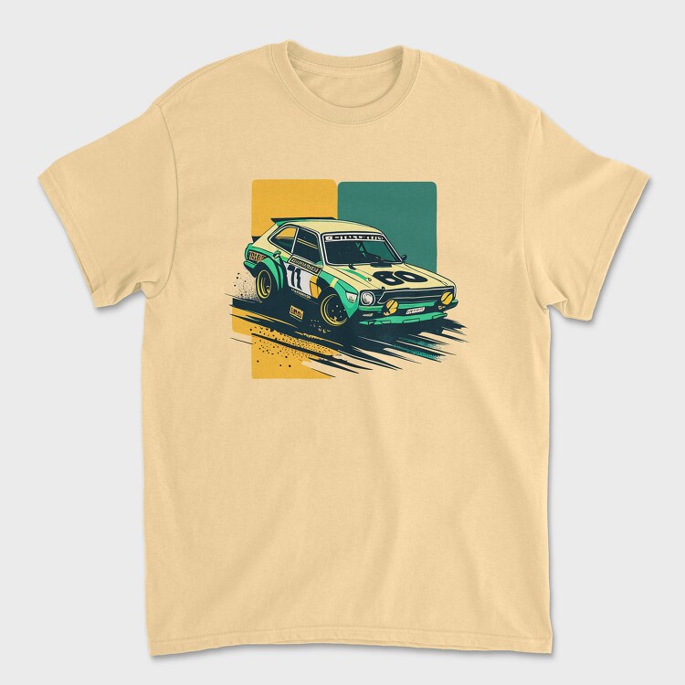 Classic Rally Racing Car, Tricou Barbati (Unisex)