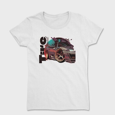 Custom Cars Luxe Wheels Tire Thread, Tricou Femei