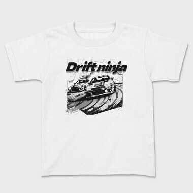 Drift Ninja Drift Racing Competition Cars, Tricou Copii