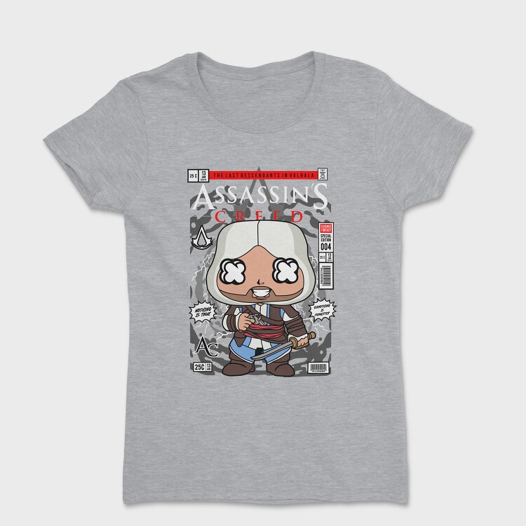 Assassins Creed Pop Art, Tricou Femei