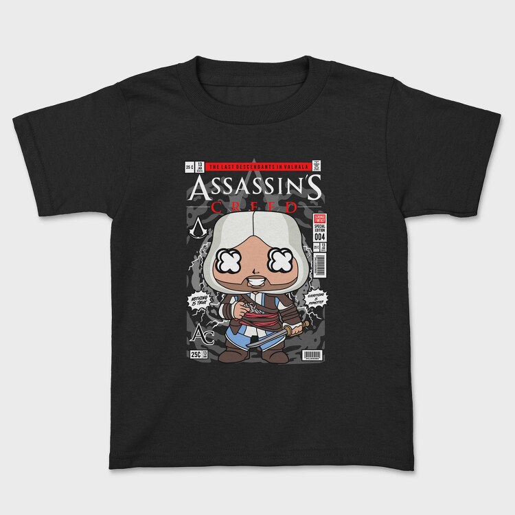 Assassins Creed Pop Art, Tricou Copii