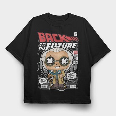 Back To The Future Doc, Tricou Oversize Barbati (Unisex)