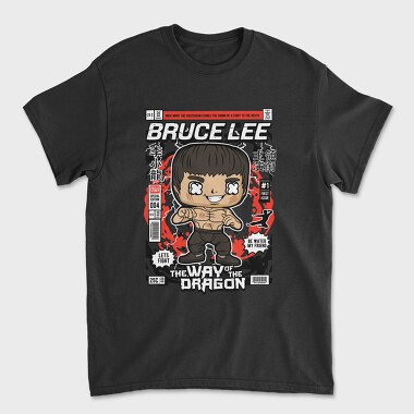 Bruce Dragon Fight, Tricou Barbati (Unisex)