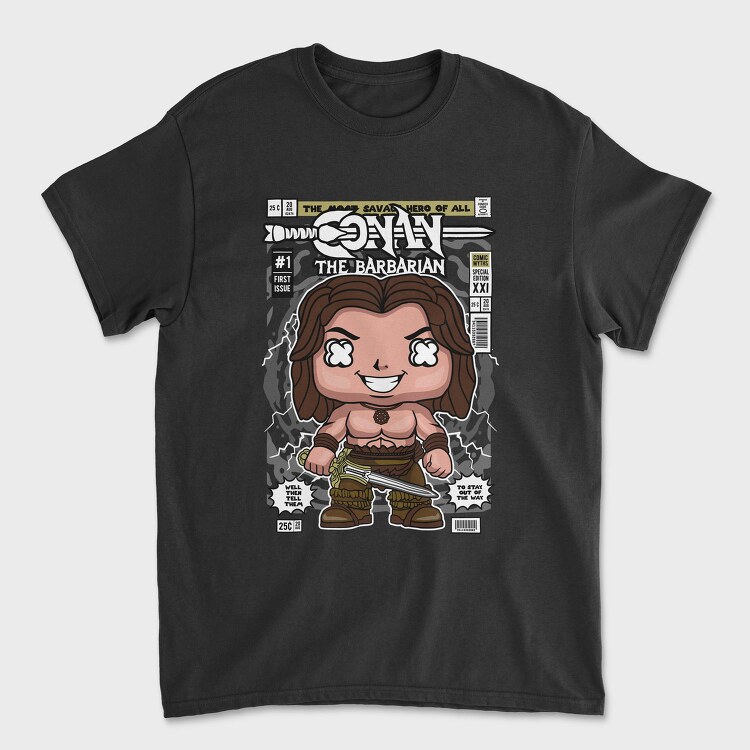 Conan The Barbarian, Tricou Barbati (Unisex)