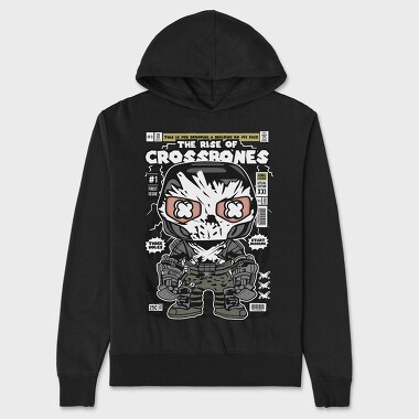 Crossbones Soldier, Hanorac Oversize Barbati (Unisex)
