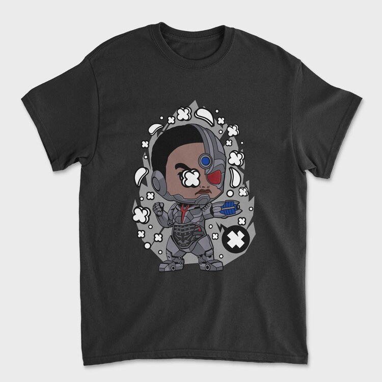 Cyberpunk Chibi, Tricou Barbati (Unisex)