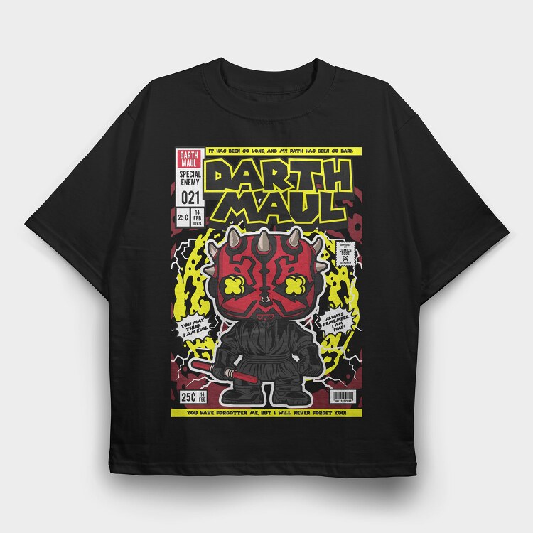 Darksaber Warrior, Tricou Oversize Barbati (Unisex)