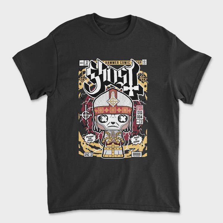 Death Metal Skull, Tricou Barbati (Unisex)