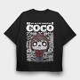 Dia De Los Muertos, Tricou Oversize Barbati (Unisex)