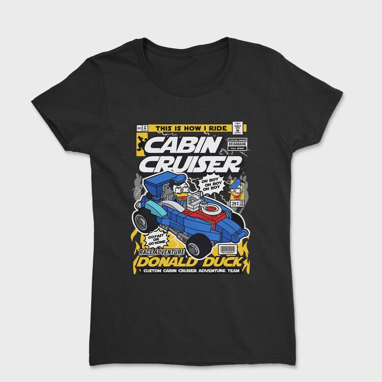 Donald Duck Racer, Tricou Femei