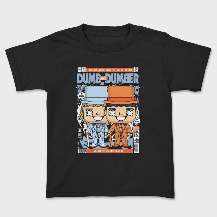 Dumb And Dumber Pop Art, Tricou Copii