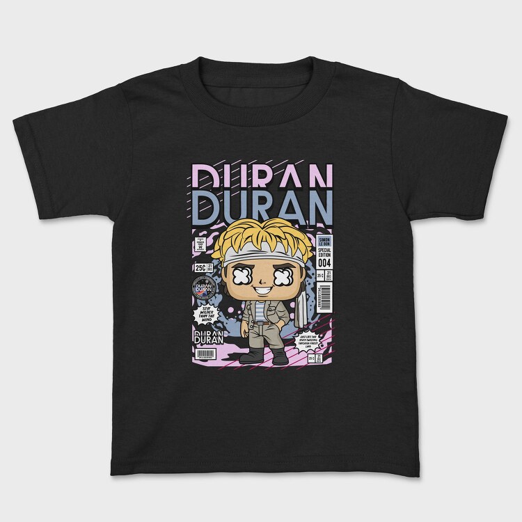 Duran Duran Comic Pop Art, Tricou Copii
