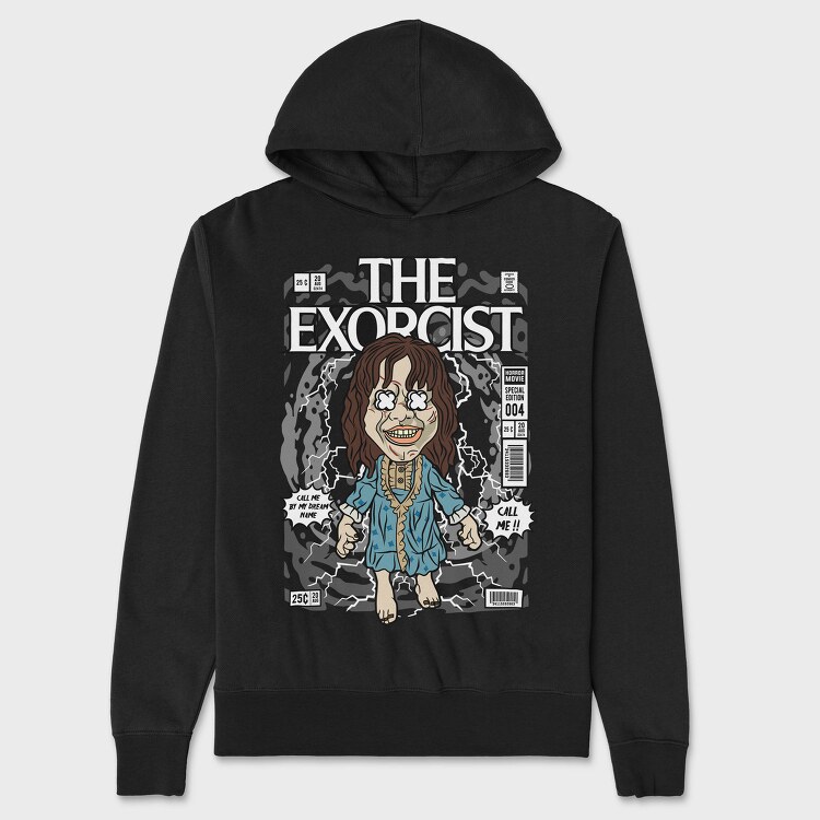 Exorcist Comic Horror, Hanorac Oversize Barbati (Unisex)