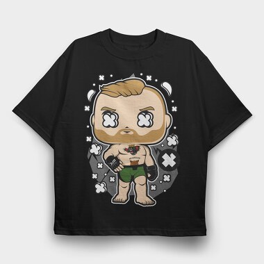 Fighting Champion Pop Art, Tricou Oversize Barbati (Unisex)