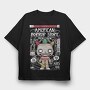 Freakshow Clown Horror, Tricou Oversize Barbati (Unisex)