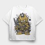 Golden Warrior Saga, Tricou Oversize Barbati (Unisex)