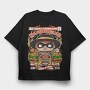 Hamburger Thief, Tricou Oversize Barbati (Unisex)