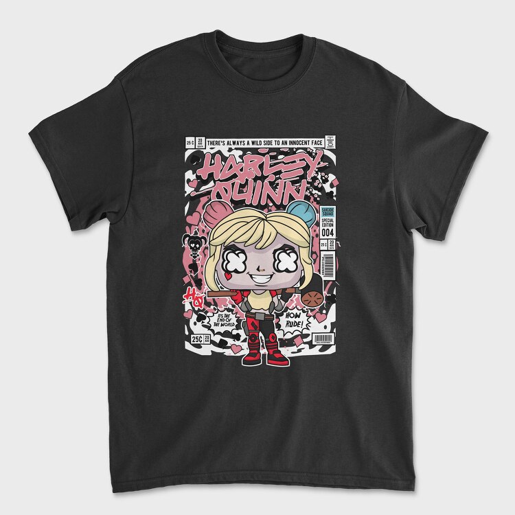 Harley Quinn Riot, Tricou Barbati (Unisex)