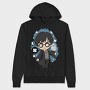 Harry Potter Chibi Magic, Hanorac Oversize Barbati (Unisex)