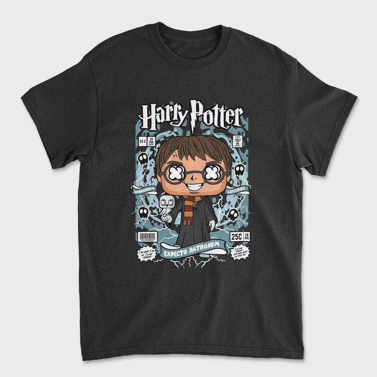 Harry Potter Comic Chibi, Tricou Barbati (Unisex)