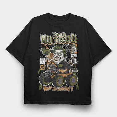 Joker Monster Truck, Tricou Oversize Barbati (Unisex)