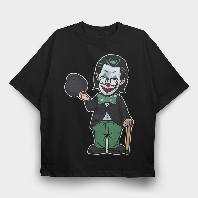 Jokers Clown Chic, Tricou Oversize Barbati (Unisex)