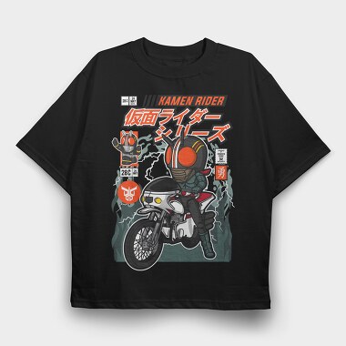 Kamen Rider Rider, Tricou Oversize Barbati (Unisex)