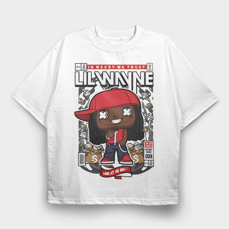 Lil Wayne Streetwear, Tricou Oversize Barbati (Unisex)