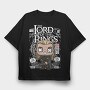Lord Of The Rings Pop Art, Tricou Oversize Barbati (Unisex)