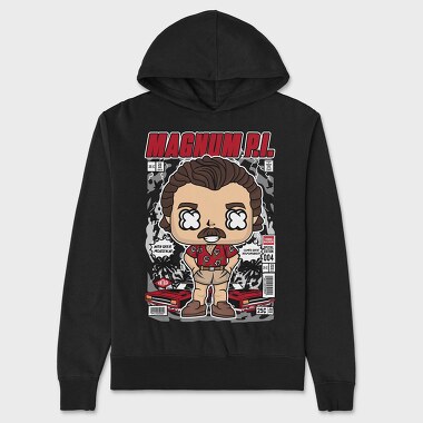 Magnus Mustache Man, Hanorac Oversize Barbati (Unisex)