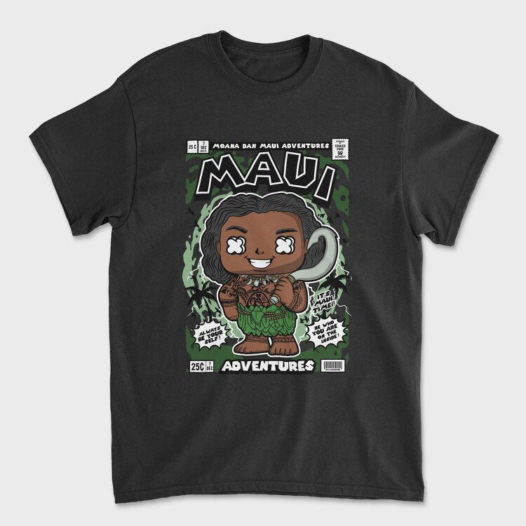 Maui Comic Vibes, Tricou Barbati (Unisex)