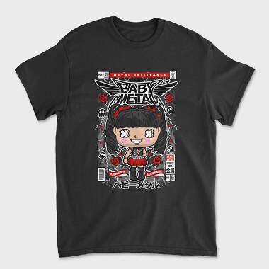 Metal Baby Kawaii, Tricou Barbati (Unisex)