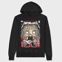 Metallica Rockstar, Hanorac Oversize Barbati (Unisex)