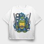 Ninjaturtle Warrior, Tricou Oversize Barbati (Unisex)