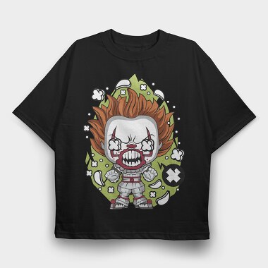 Pennywise Scream Riot, Tricou Oversize Barbati (Unisex)