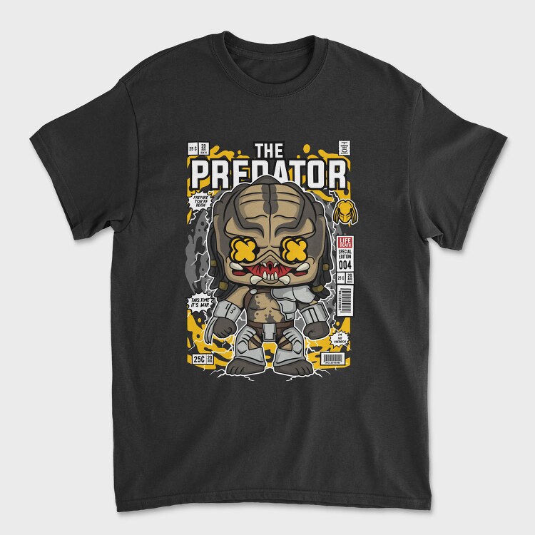 Predator X Comic Chibi, Tricou Barbati (Unisex)