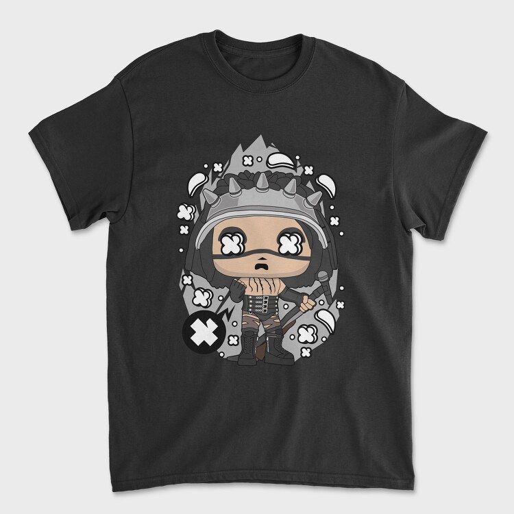 Punk Rock Warrior 1, Tricou Barbati (Unisex)