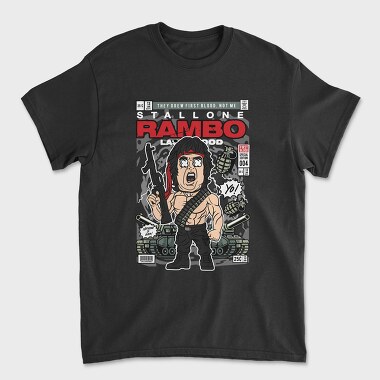 Rambos Roar, Tricou Barbati (Unisex)