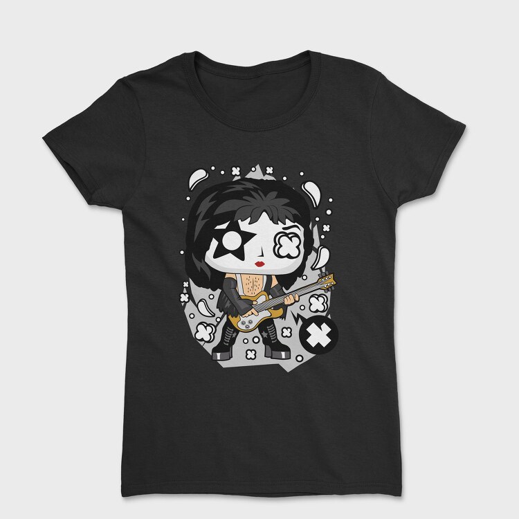 Rockstar Guitar Chibi, Tricou Femei