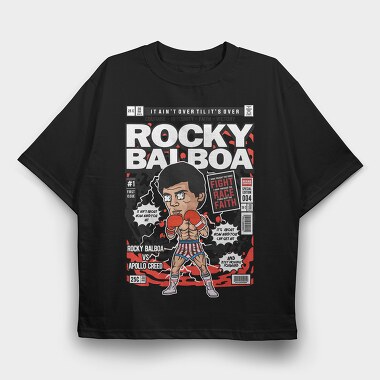 Rocky Boxing Legend, Tricou Oversize Barbati (Unisex)